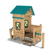домик эко дг тип 3 для детской площадки