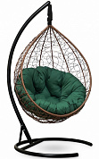 подвесное кресло-кокон laura outdoor sevilla verde sev-2 горячий шоколад