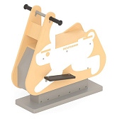 качалка одноместная romana 108.29.00-03 для детской площадки