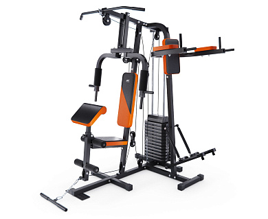 силовой комплекс dfc homegym d7002-60 стек 60 кг для дома