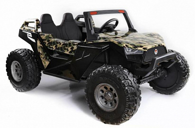 детский электромобиль rivertoys baggy a707aa 4wd камуфляж