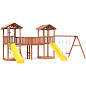Детская площадка Можга Спортивный городок 6 СГ6-Р912 с качелями крыша дерево