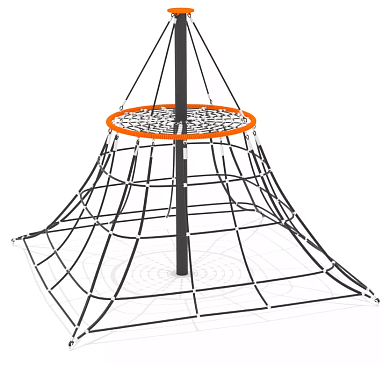 канатная пирамида кк.в003 для детской площадки 