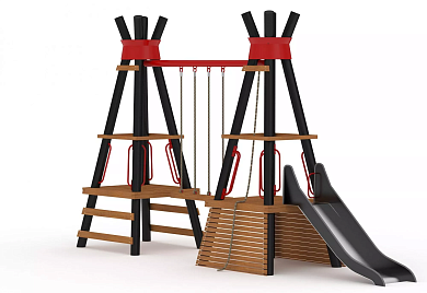 детский комплекс вигвам ик.g002 для игровой площадки