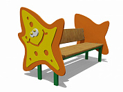 скамейка детская морская звезда 26013 для игровой площадки
