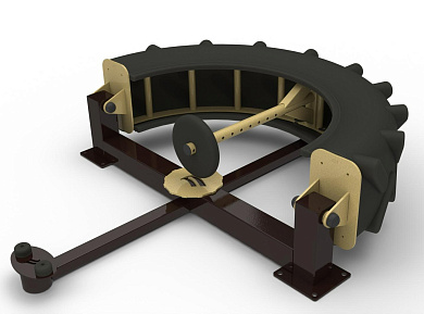 уличный тренажер sport-fora колесо ytx15 для спортивной площадки