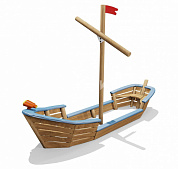 песочница кораблик эко 052001 для детской площадки