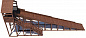 Деревянная зимняя горка CustWood Winter WF8 c крышей скат 8 метров
