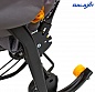 Санки-коляска Snow Galaxy Luxe Елки на больших мягких колесах+сумка+муфта