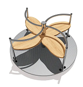 карусель вст 1229/2 для детской площадки