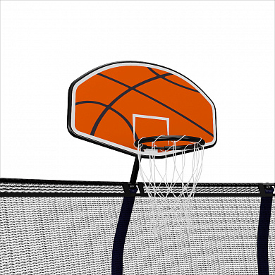 баскетбольный щит unix для батутов серии supreme 12-16 ft