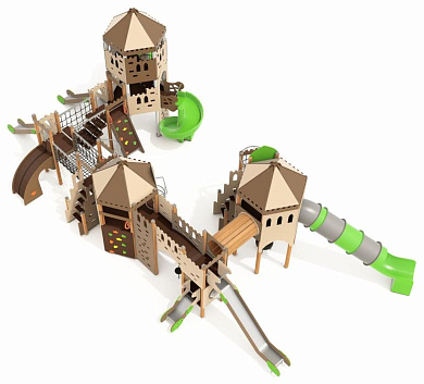 игровой комплекс 07124.24 для детей 6-12 лет для уличной площадки