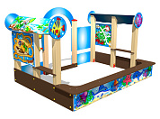 песочный дворик крестики-нолики п101 для детской площадки