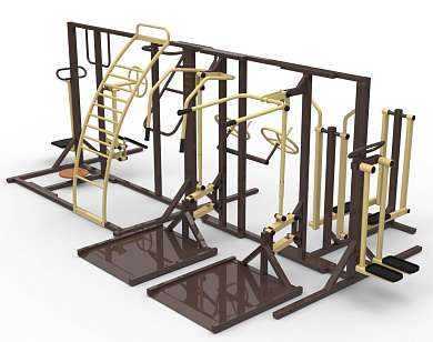 Спортивный комплекс Sport-Fora YTR003 с тренажерами многофункциональный для улицы