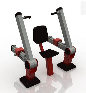 уличный тренажер ут-028-1 для спортивных площадок