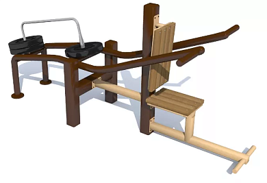 уличный тренажер гк-001-мма для спортивной площадки