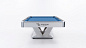Стол-пул Rasson Victory II Plus 9 футов белый с плитой