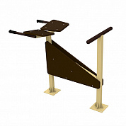 уличный тренажер sport-fora гиперэкстензия 2 yt43 для спортивной площадки