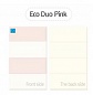 Коврик-мат складной AlzipMat Color Folder Eco Duo Pink детский