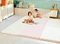 Коврик-мат складной AlzipMat Color Folder Eco Duo Grey Pink детский
