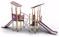 Детский комплекс Purpuri ДГ.ПУ.01 для игровой площадки