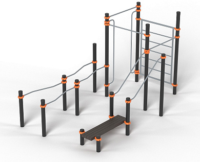 Спортивный комплекс Romana 501.53.01 для уличной площадки