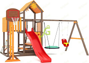детский комплекс igragrad classic панда фани с балконом модель 1