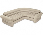 надувной угловой диван intex corner sofa 68575