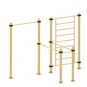 спортивный комплекс sport-fora ysk49 турник, брусья и шведская стенка для дачи