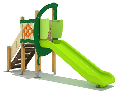 игровой комплекс дгс горка н-120 от 3 лет для детской площадки