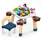 стол для игры с конструктором pituso hw20088530