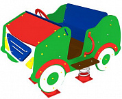 качалка на четырех пружинах кабриолет кч044 для детской площадки