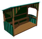 теневой навес оptimum-еco нт.эко001 для детской площадки