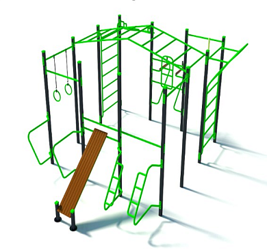 гимнастический комплекс атлет юн.200 для уличной площадки