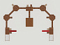 Детская деревянная площадка Максон Maxi 4 для дачи