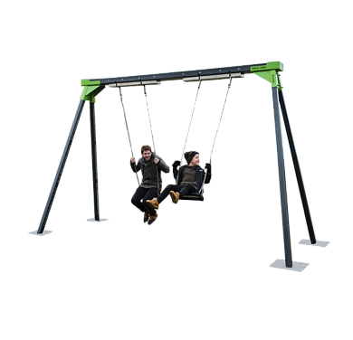 интерактивные качели с подсветкой и музыкой для детской площадки