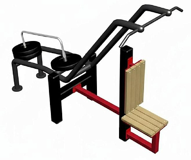 уличный тренажер гк-003-мма для спортивной площадки