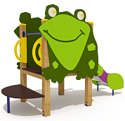 горка лягушка 08109.24 h=650 для детской площадки