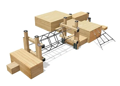 детский игровой комплекс вст 4518 для уличной площадки