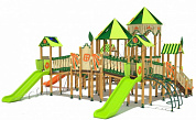 игровой комплекс дгс-22-1 эколес от 5 лет для детской площадки
