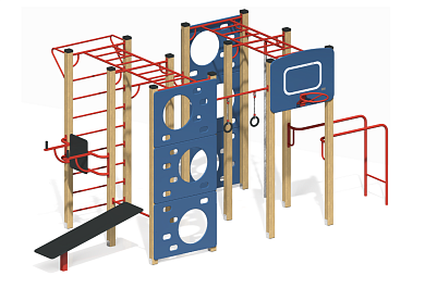 гимнастический комплекс гк-38 для детской площадки