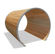 тоннель деревянный вст 9713 для уличной площадки