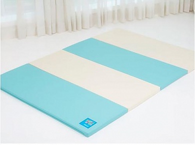 коврик-мат складной alzipmat color folder eco duo blue детский