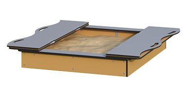 Песочница Romana 057.36.10 с крышкой для детской площадки