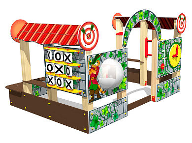 песочный дворик робин гуд у1 п073 для детской площадки