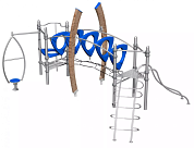 детский комплекс бент ик.бн03 для игровой площадки