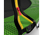 Батут DFC Trampoline Fitness с сеткой 8FT зеленый