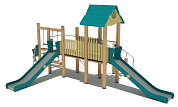 игровой комплекс дг-25 от 3 лет для детской площадки