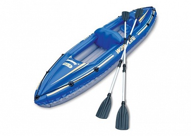 лодка-каяк bestwey wave line kayak set 360х76см + весла 65020