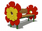 Скамейка детская Цветок 26011 для игровой площадки